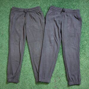 Athletic Works Boys Fleece Jogger Sweatpants - 2-Pack Bundle - Size M (7-8)